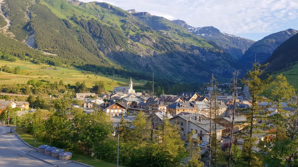Le village de Termignon depuis l'appartement