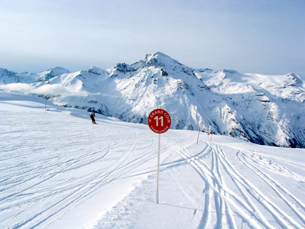 Piste du Grand Coin, secteur de Termignon